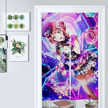 Amazon｜ラブライブ レインボー 上原咲 歩梦 スマホドアカーテン